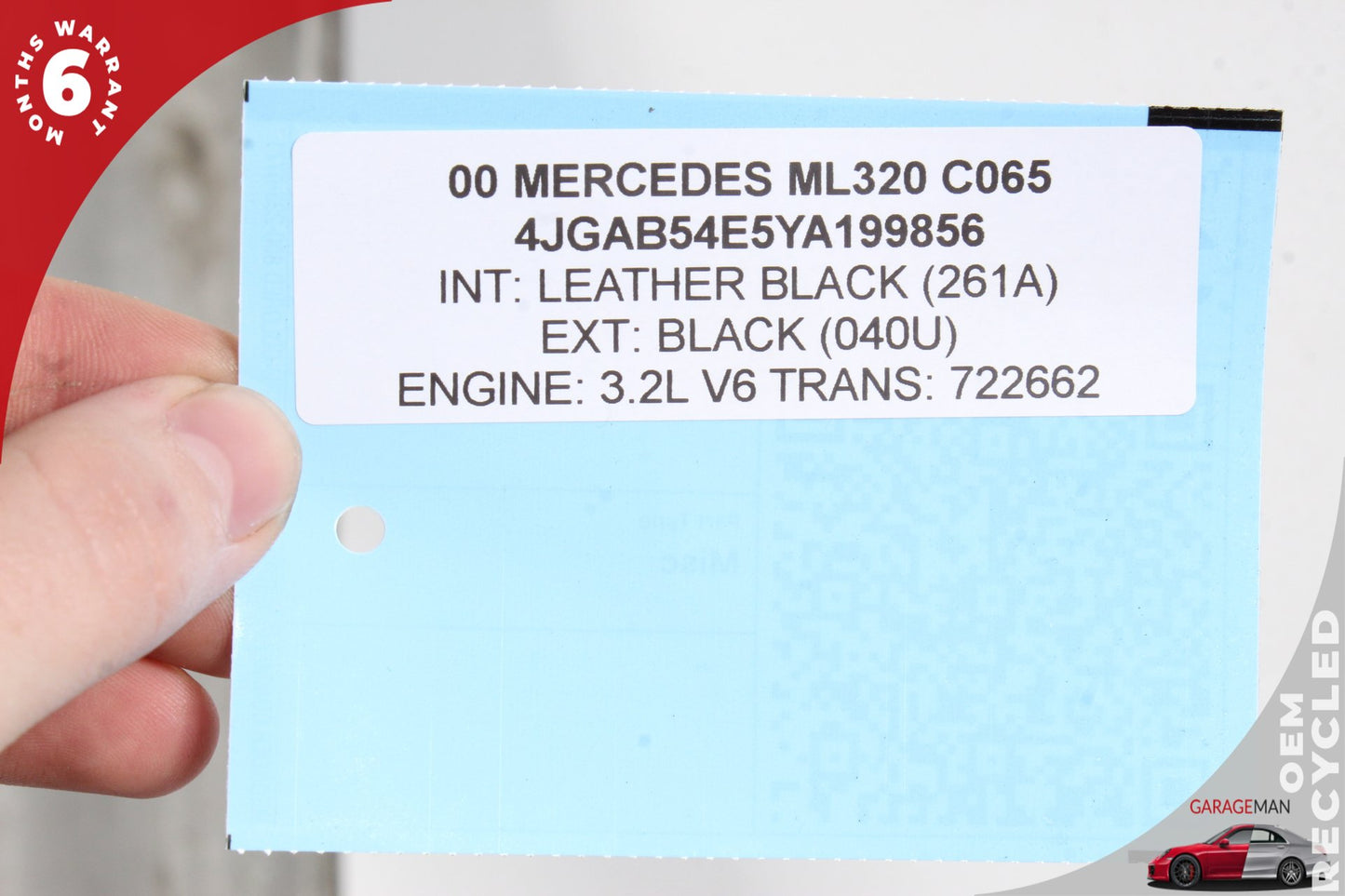 1998-2005 Mercedes-Benz ML320 W163 Right Side Rocker Panel Side Skirt 1636900440