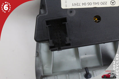 00-06 Mercedes-Benz S500 W220 Headlight Fog Light Switch Control Module 22054505