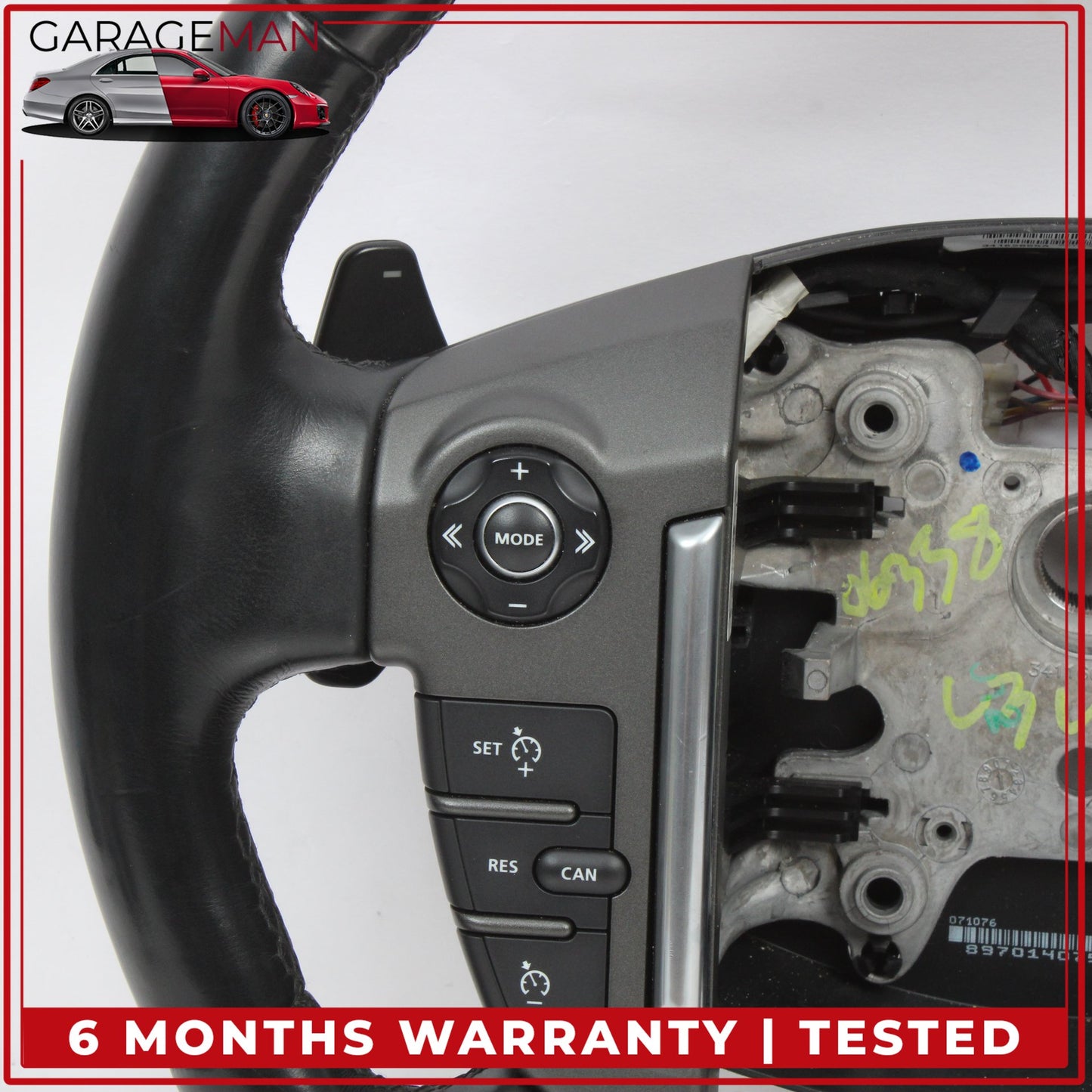 2014-2016 Land Rover LR4 L319 SUV Heated Steering Wheel w/ Paddle Shifters OEM