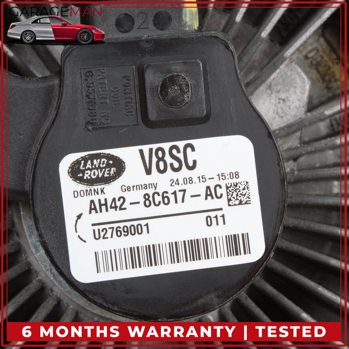 2013-2021 LR Range Rover L405 Engine Motor Radiator Cooling Fan w/ Clutch OEM