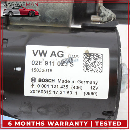 2011-2019 Audi TTS 8S Volkswagen Golf Engine Motor Starter 02E911023S OEM