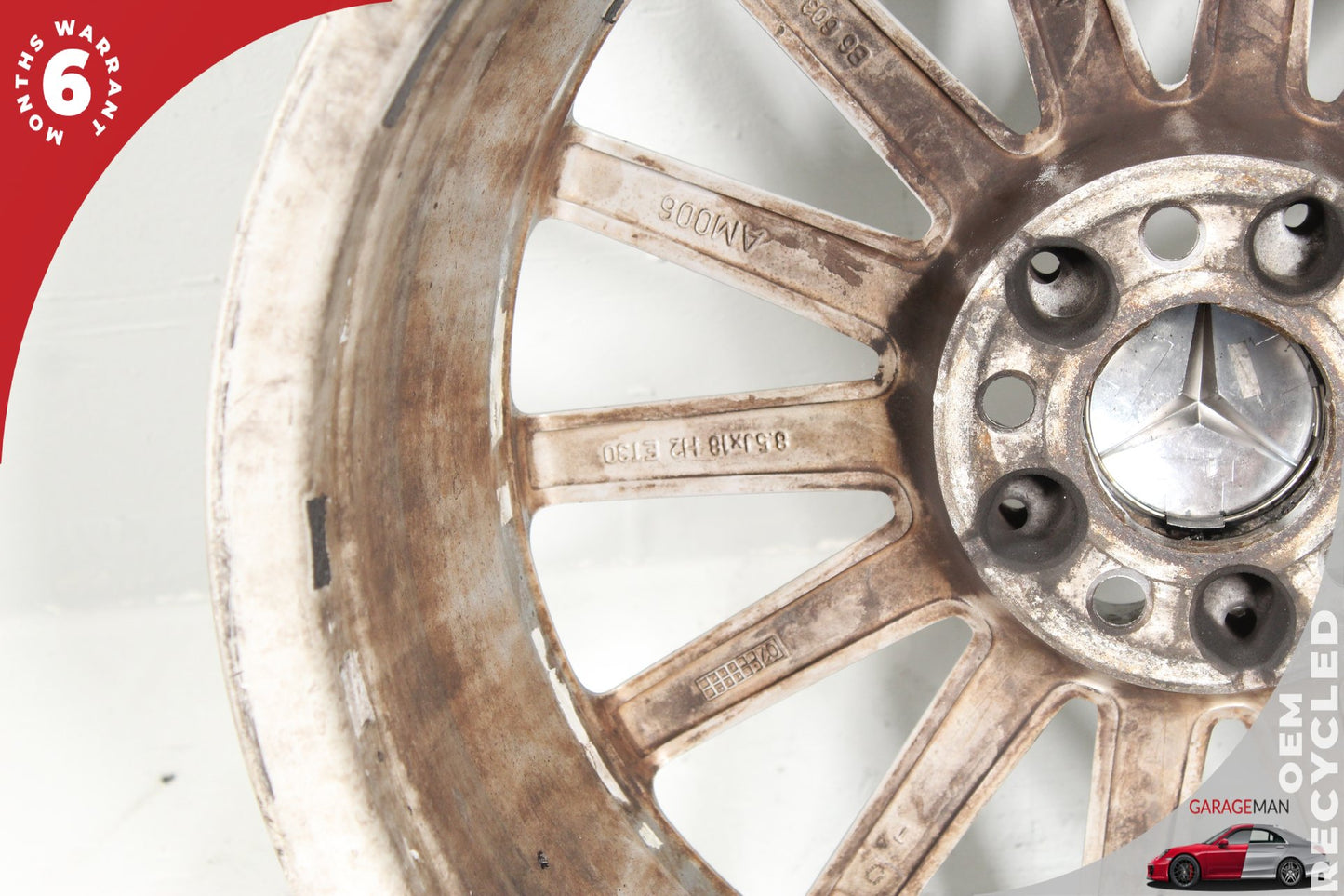 2008-2012 Mercedes R230 SL600 Front Wheel Rim 14 Spoke 8.5JX18H2 ET30 2304013702
