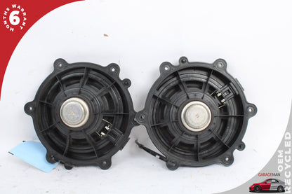 2010-2018 Porsche Cayenne S 958 Rear Left and Right Side Door Speaker Set OEM