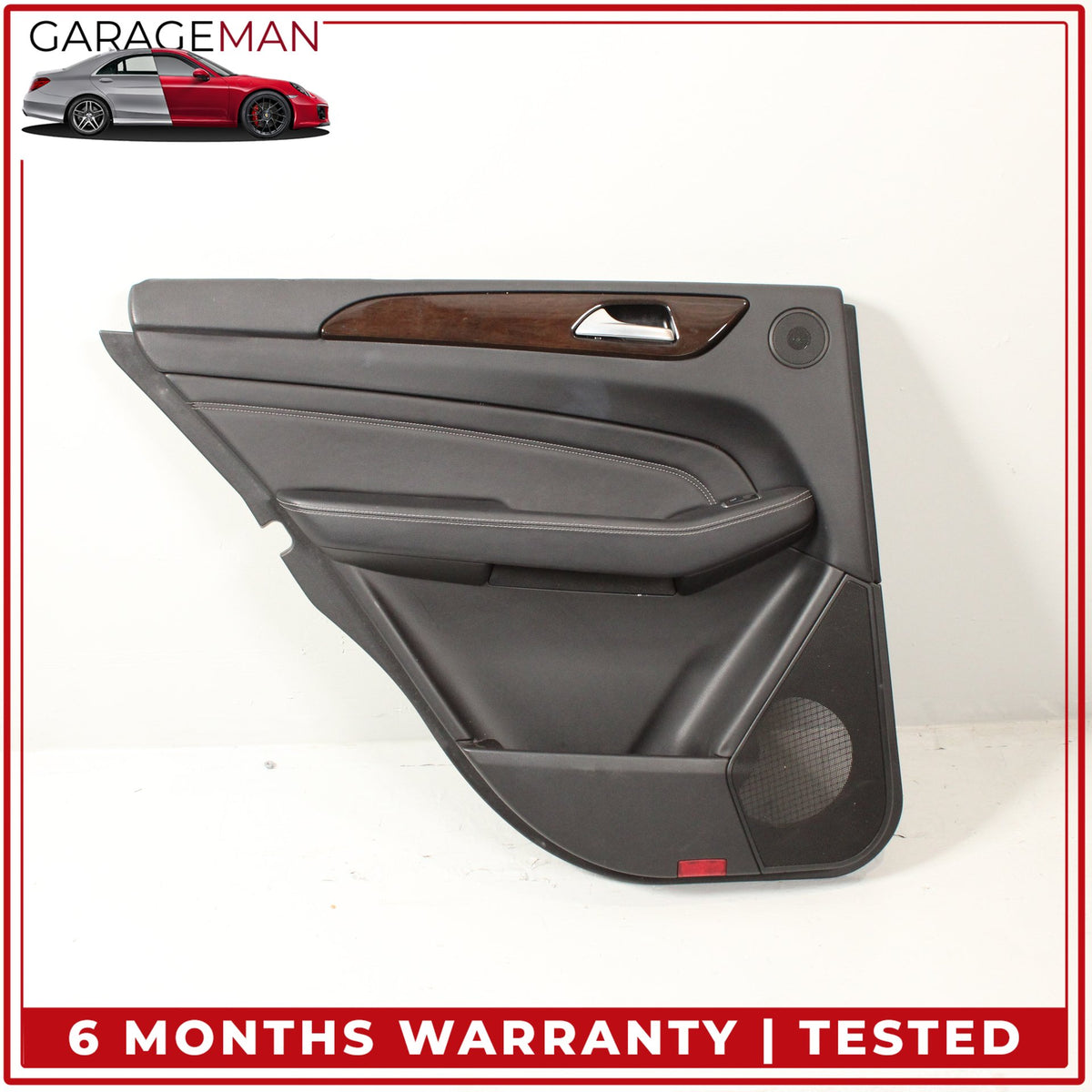 2012-2015 Mercedes W166 ML350 Rear Left Side Door Trim Cover Panel Black OEM