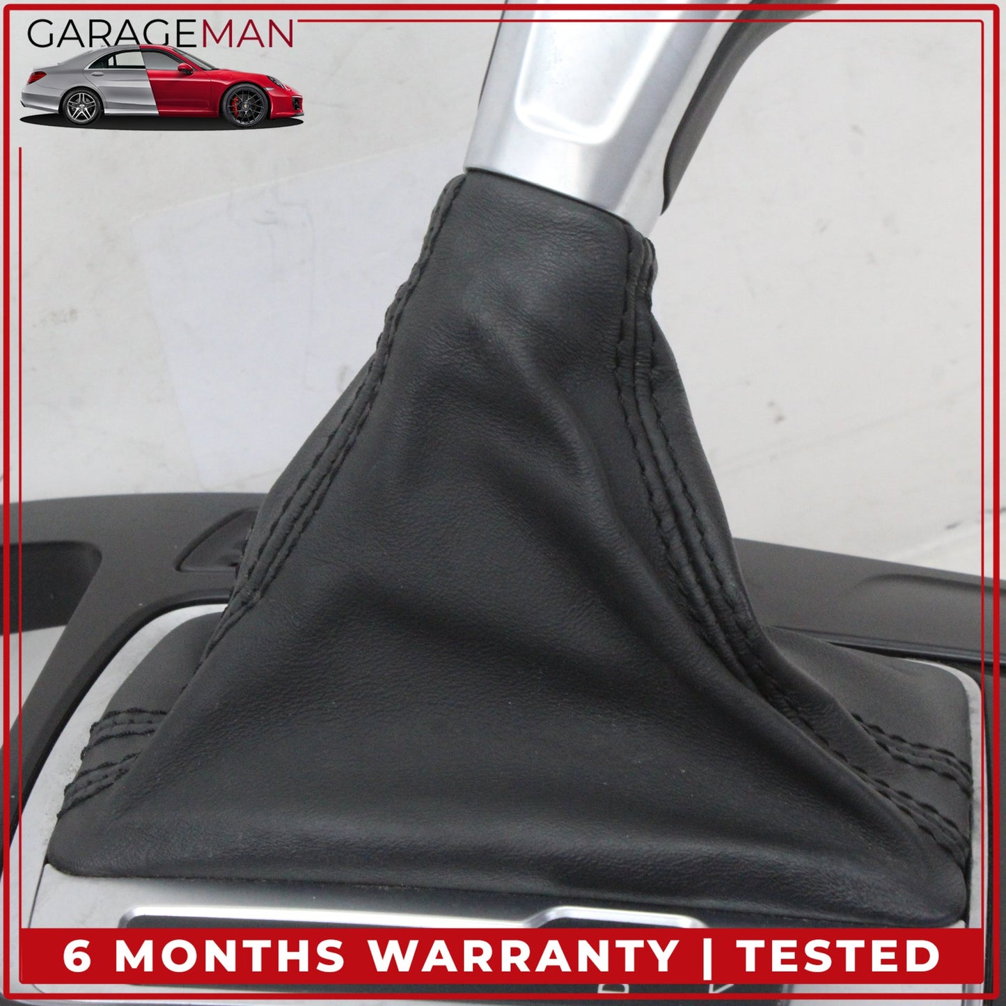 2009-2016 Audi A4 Front Center Console Shifter Knob Boot Trim w/ Switches OEM