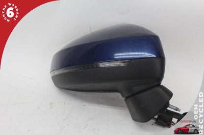 2015-2020 Audi A3 S3 Front Right Passenger Side Door Rear View Mirror Blue OEM