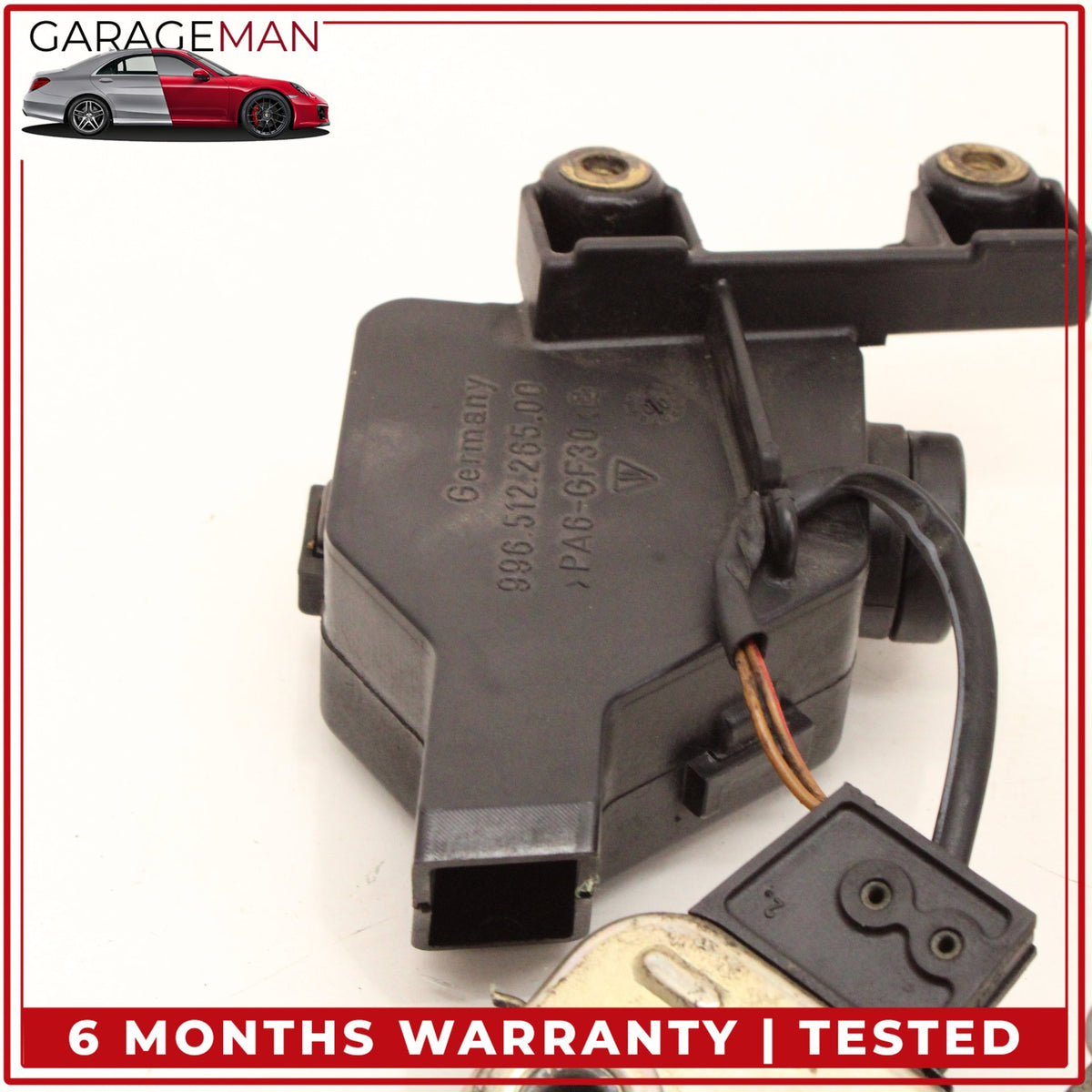 1999-2005 Porsche 911 Carrera Rear Trunk Lid Lock Latch w/ Release Actuator OEM