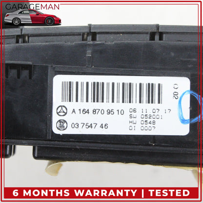 2006-2012 Mercedes X164 GL550 Hazard Light Control Switch Panel 1648709510 OEM