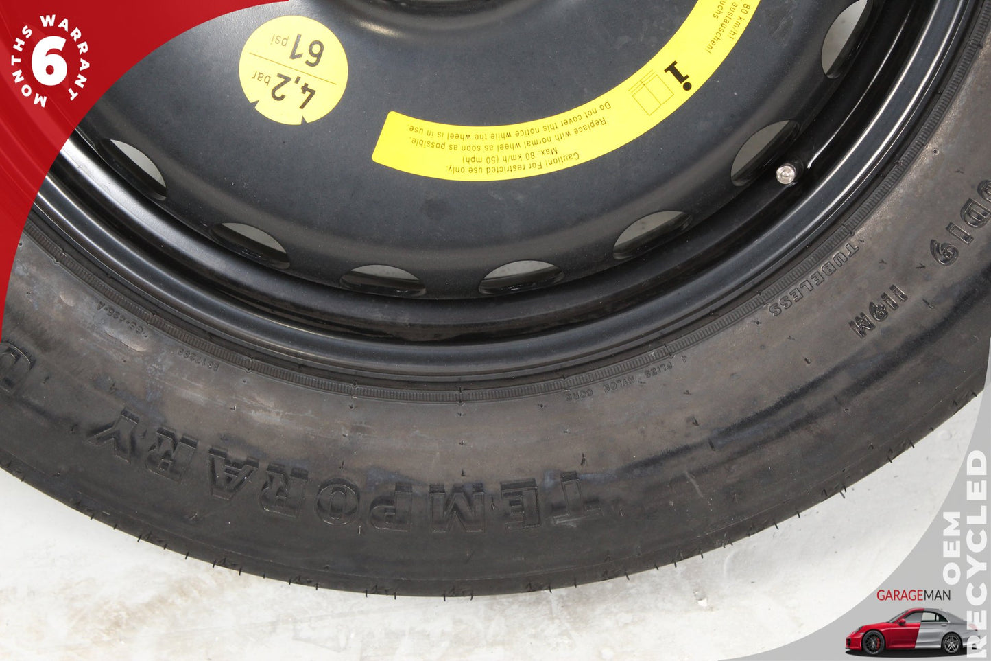 2007-2019 Mercedes X166 GL450 Emergency Spare Tire Wheel Donut Rim 1644000102