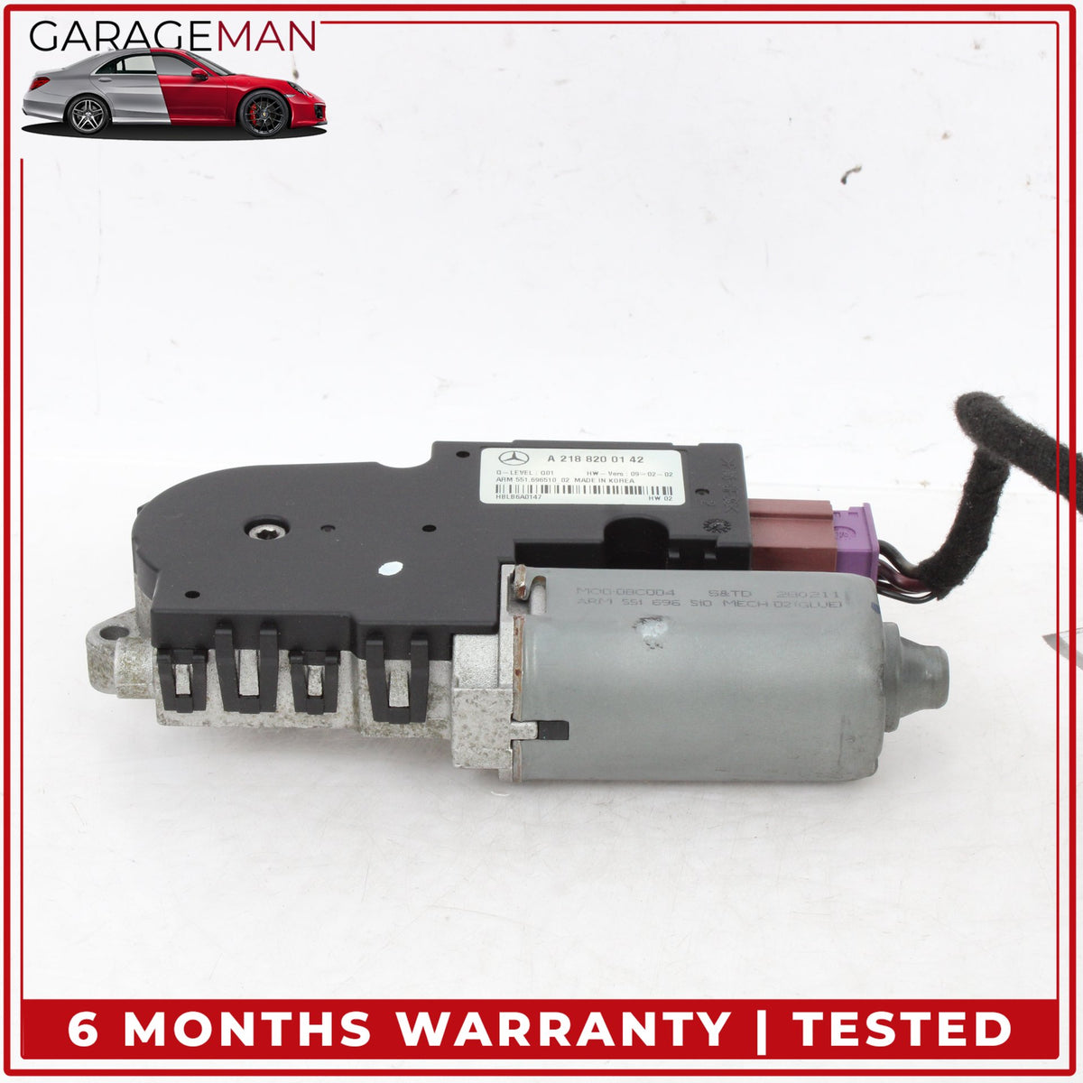 2012-2018 Mercedes W218 CLS63 AMG CLS550 E350 Sunroof Motor 2188200142 OEM