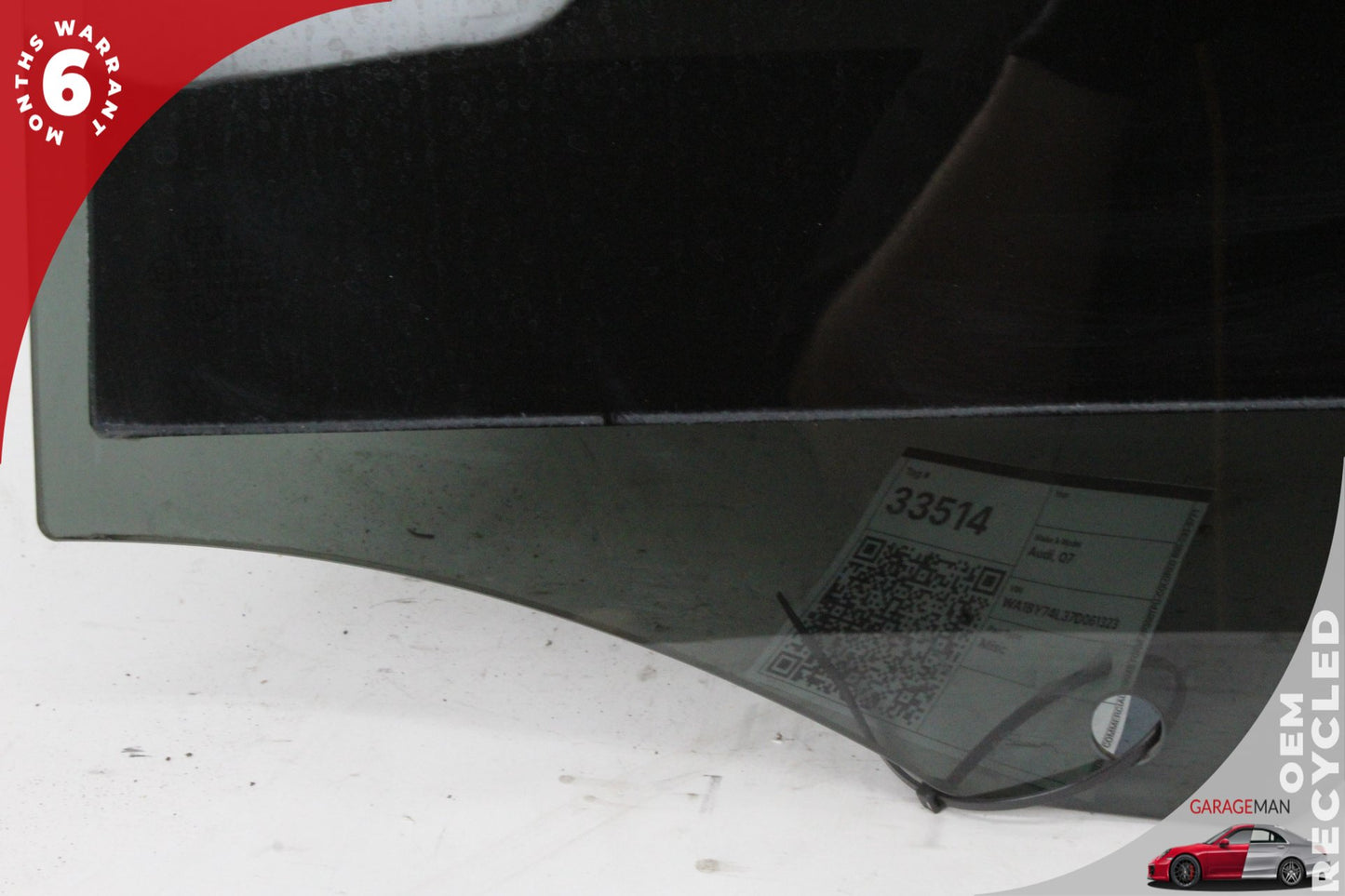 2007-2015 Audi Q7 4L Rear Left Driver Side Window Glass 4L0845205A OEM