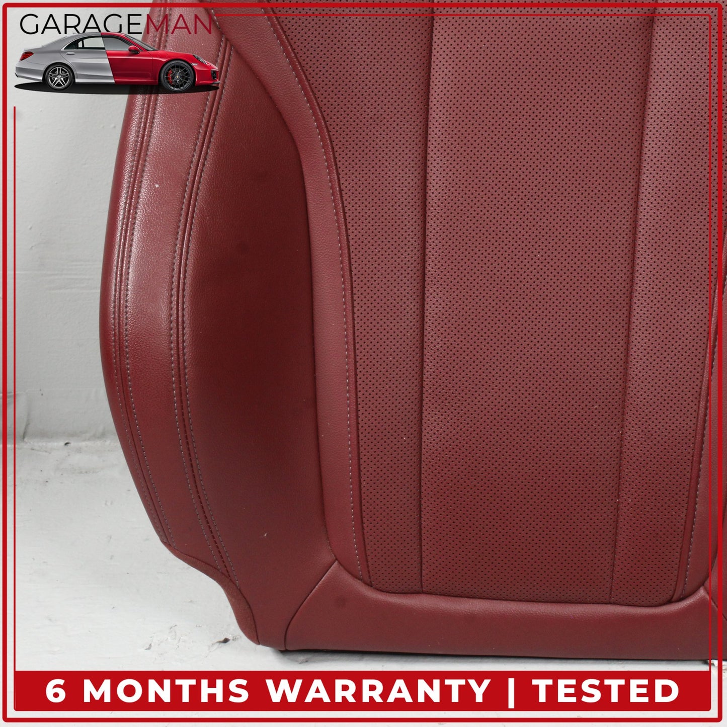 2019-2025 BMW 330i M340i Front Left Driver Side Top Upper Seat Cushion Red OEM