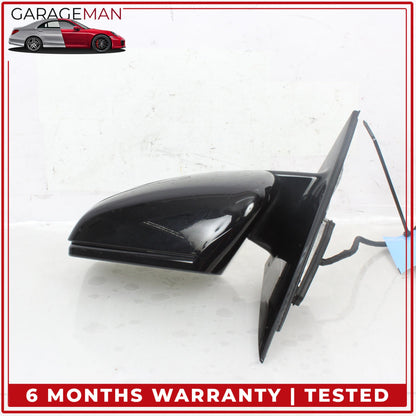 2010-2016 Mercedes W212 E350 Left Door Rear View Mirror w/ Blind Spot Black OEM