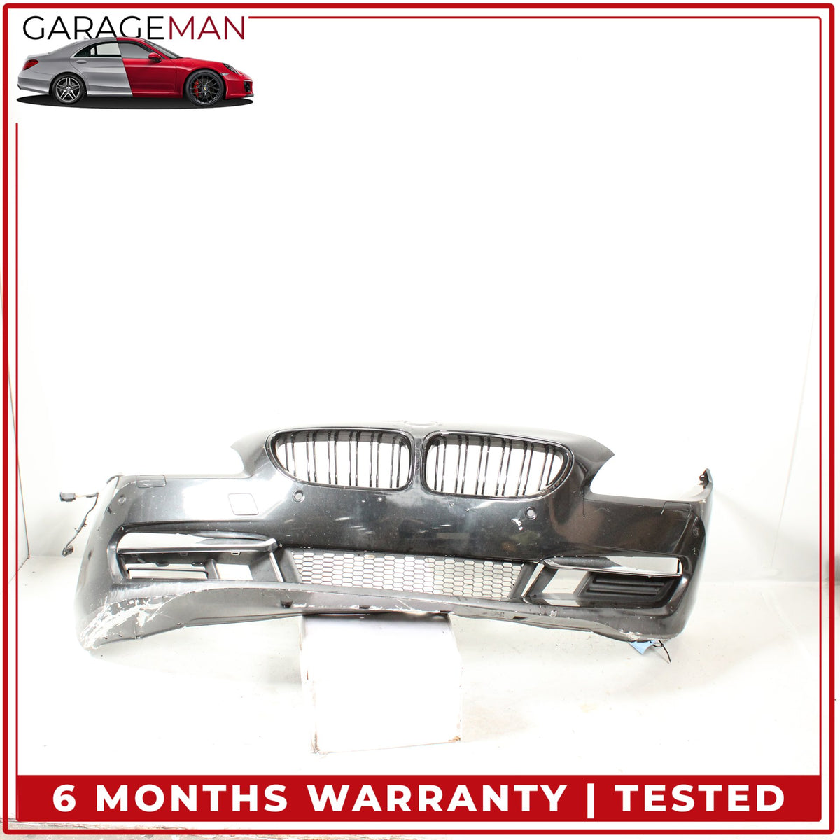 2012-2018 BMW 640i F12 Convertible Front Bumper Cover Assembly 7282902 OEM