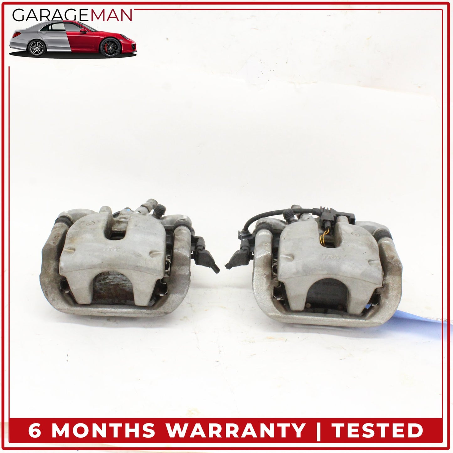 2012-2019 Mercedes W166 ML350 Rear Left and Right Brake Caliper w/ Actuator Set
