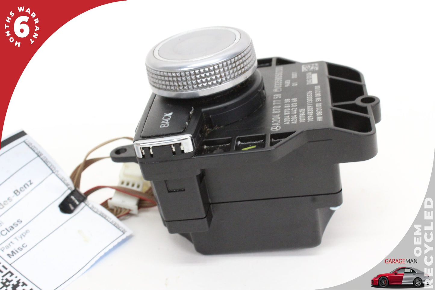 2008-2012 Mercedes W204 C300 Front Center Console Knob Controller Switch OEM