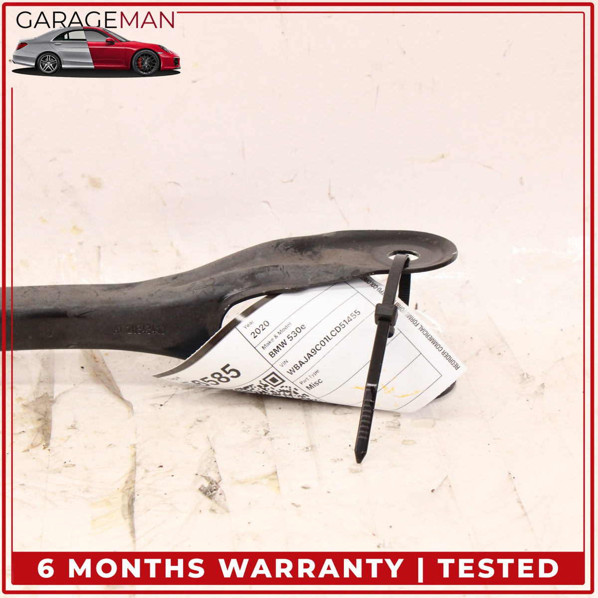 2016-2023 BMW 530e 740i Rear Left or Right Side Lower Control Arm 6893528 OEM