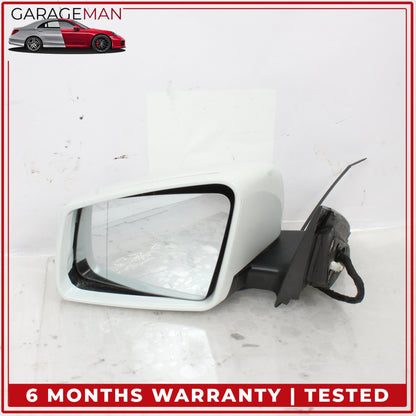 2014-2019 Mercedes W117 CLA250 Left Side Door Rear View Mirror Calcite White OEM