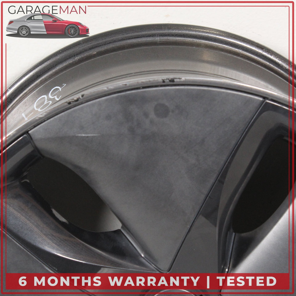 2017-2023 Tesla Model 3 Alloy Wheel Rim w/ Aerocover 18x8.5J ET40 104422100G OEM