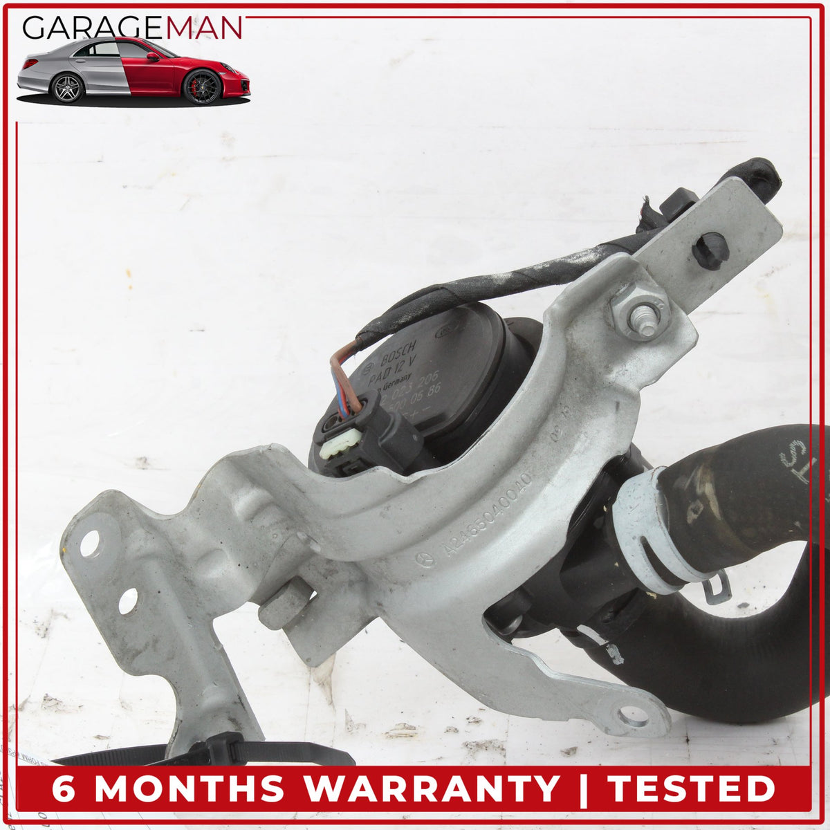 2014-2020 Mercedes X156 GLA250 Auxiliary Water Pump w/ Oil Cooler Hose Pipe OEM