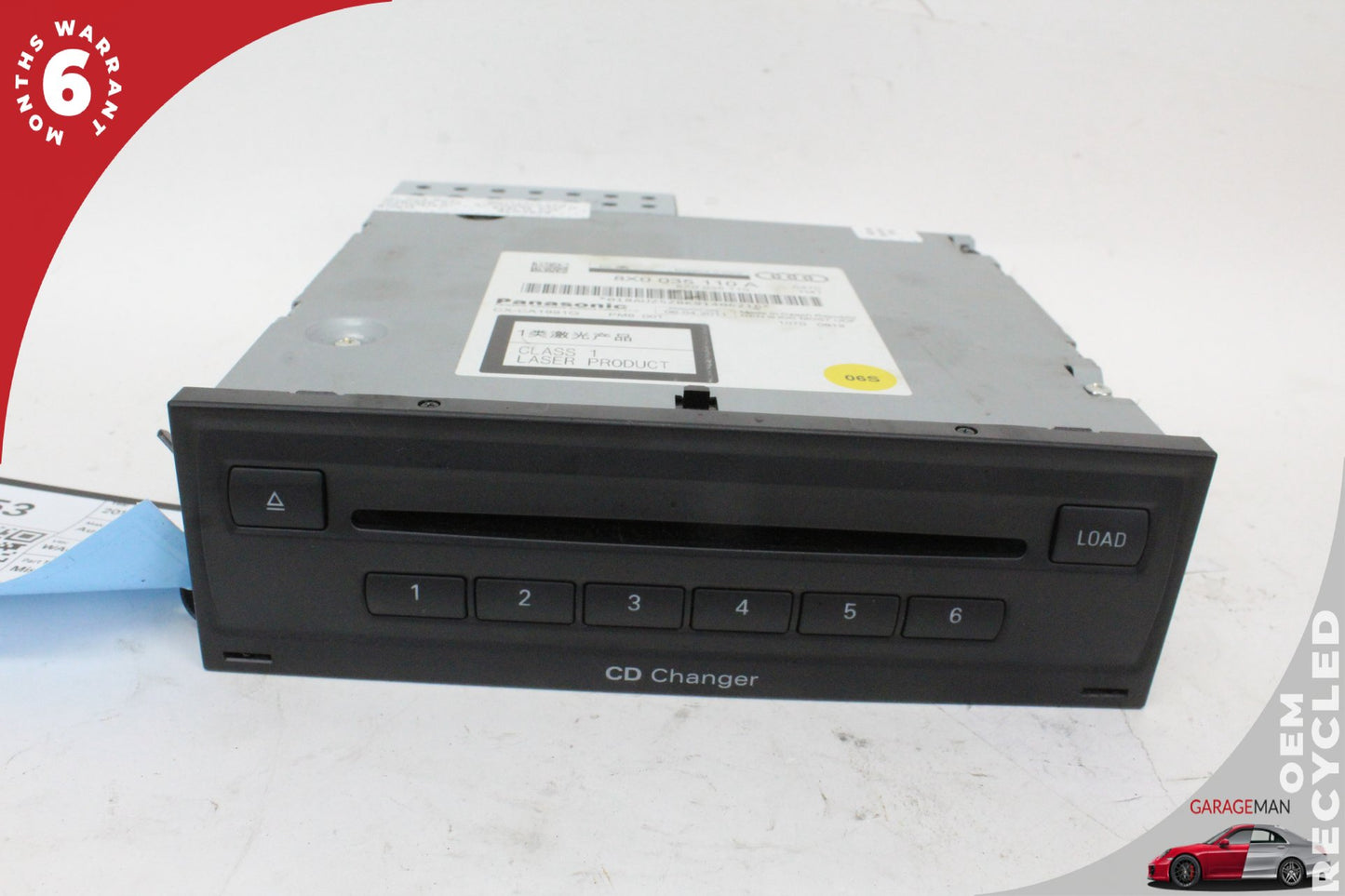 2012-2018 Audi A7 A6 CD DVD Disc Changer Player 8X0035110A OEM