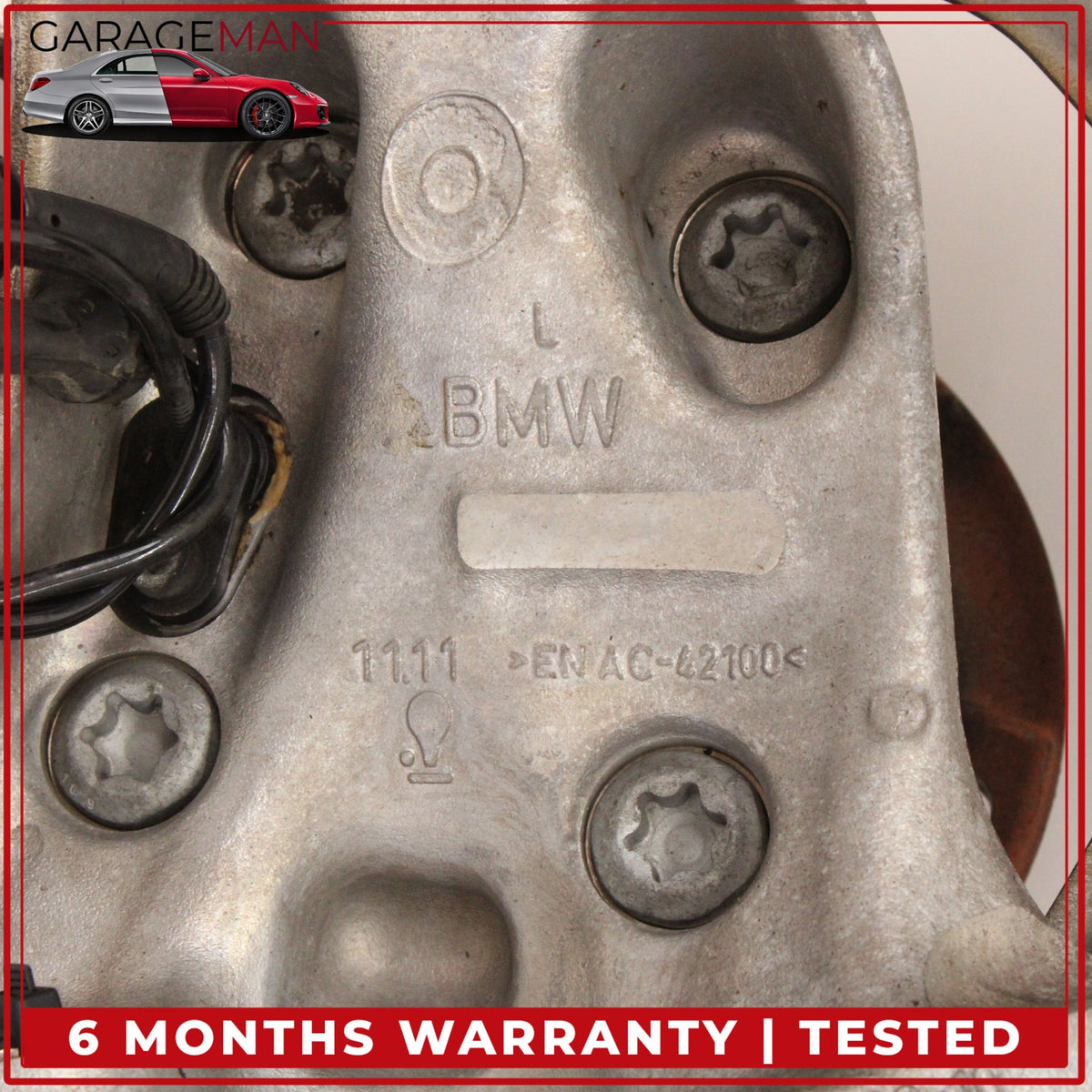 2014-2021 BMW M235i F22 RWD 3.0L Front Left Spindle Knuckle Wheel Hub OEM