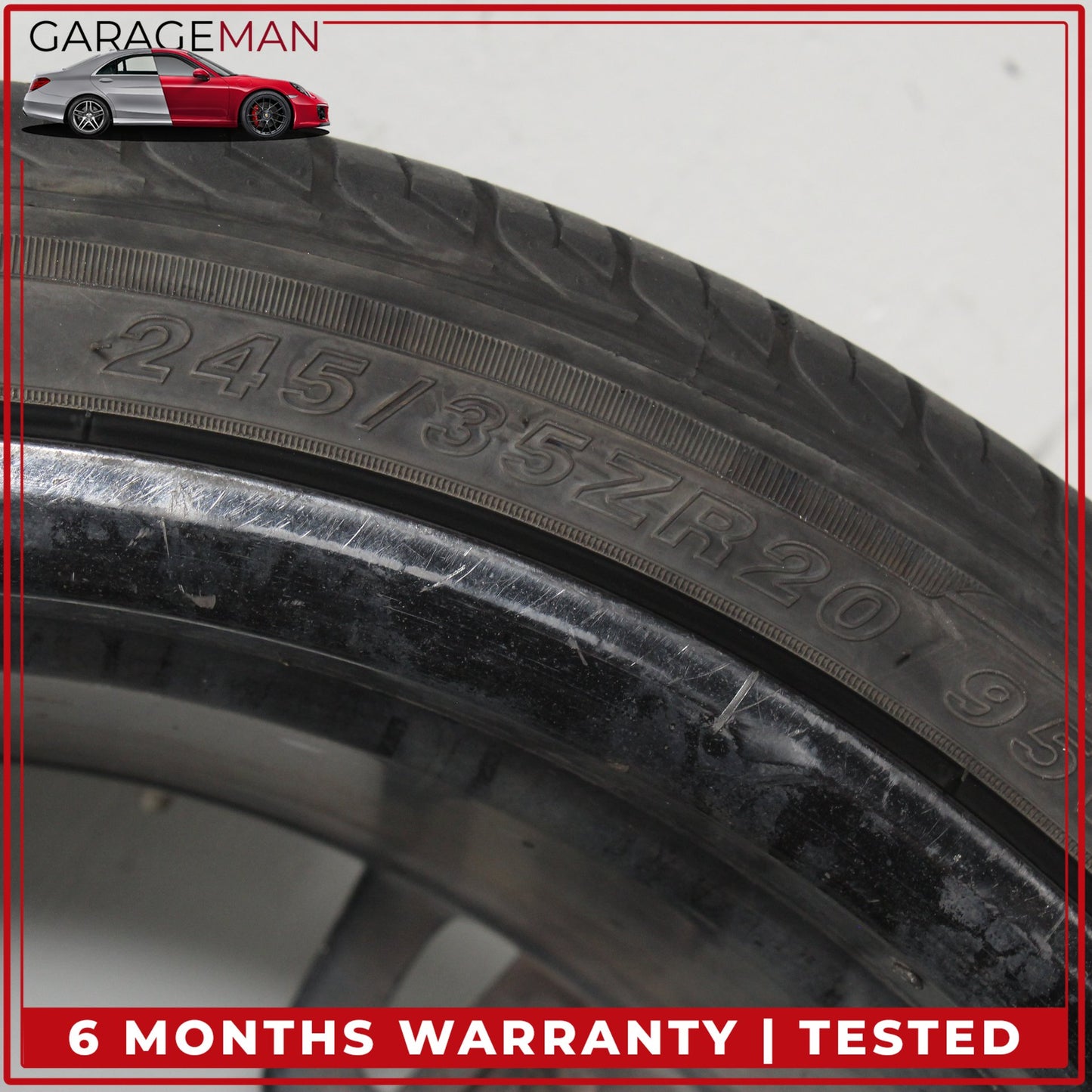 2008-2019 Maserati GranTurismo Front Wheel Rim w/ Tire 8.5JX20H2 ET52 238208 OEM