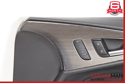 2012-2018 Audi S7 Front Right Passenger Side Door Trim Panel 4G8837020A OEM