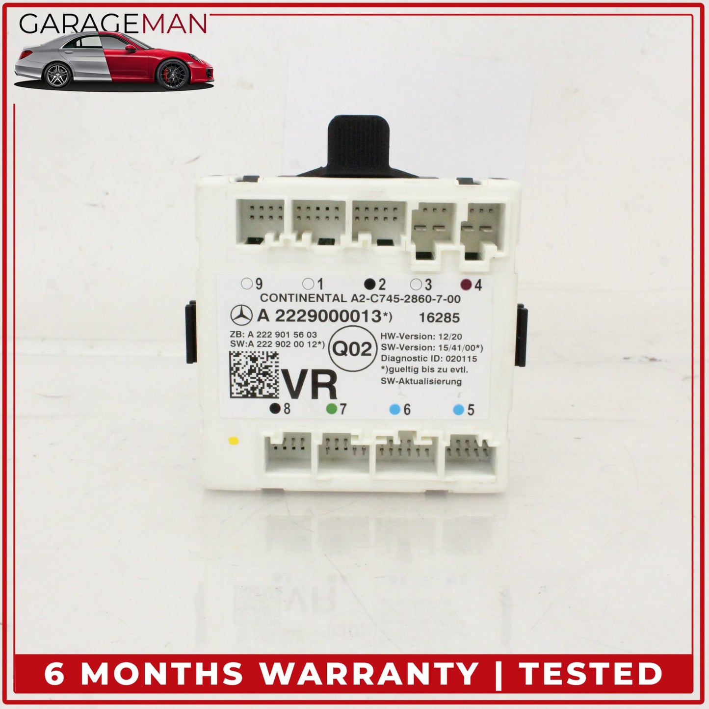 2014-2021 Mercedes W222 S550e Front Right Side Door Control Module Unit OEM