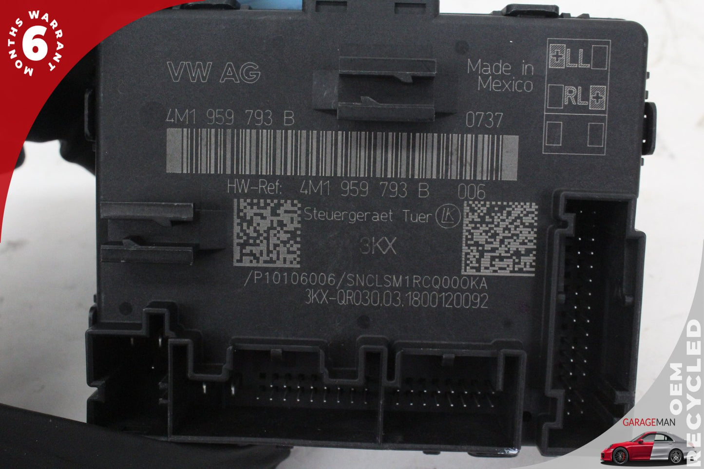 18-24 Audi Q5 Front Left Door Control Module 4M1959793B Genuine OEM