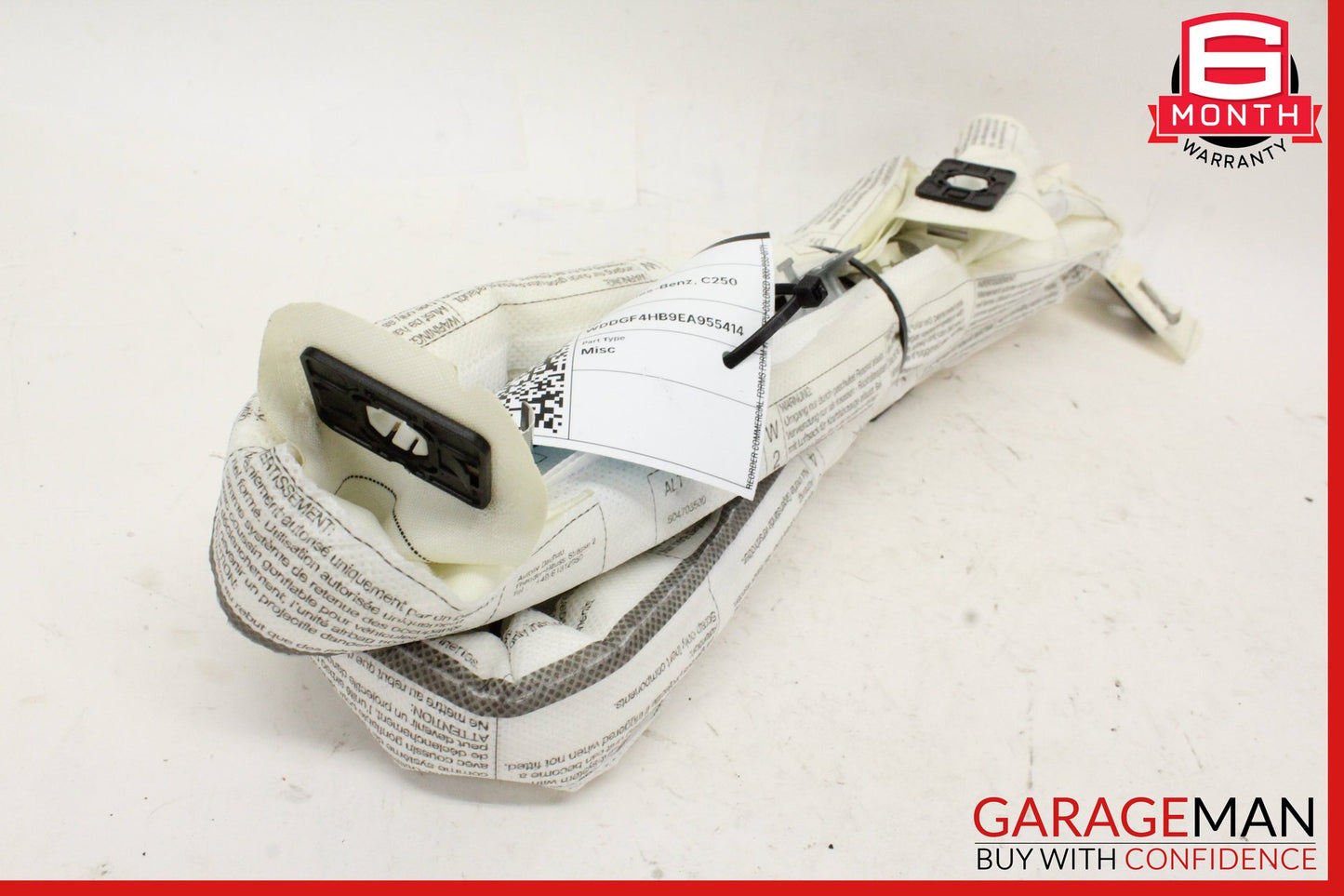2008-2014 Mercedes W204 C250 Right Side Roof Curtain Air Bag 2048600605 OEM
