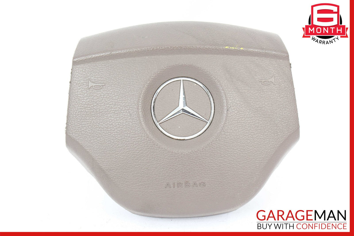 06-08 Mercedes W164 ML350 GL450 R350 Driver Steering Wheel Airbag Leather Brown