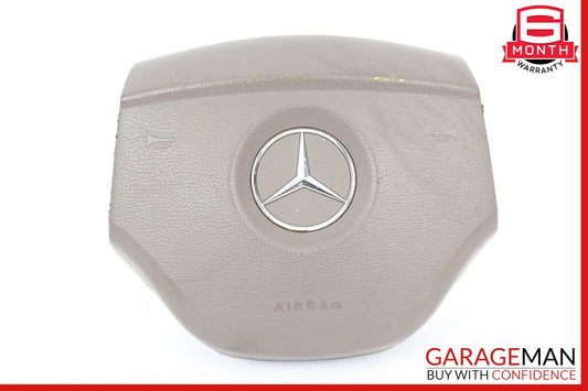 06-08 Mercedes W164 ML350 GL450 R350 Driver Steering Wheel Airbag Leather Brown