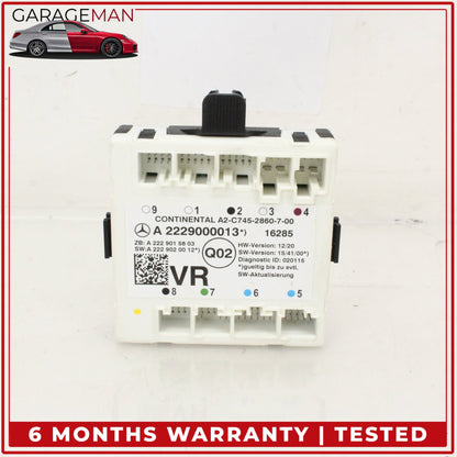 2014-2021 Mercedes W222 S550e Front Right Side Door Control Module Unit OEM