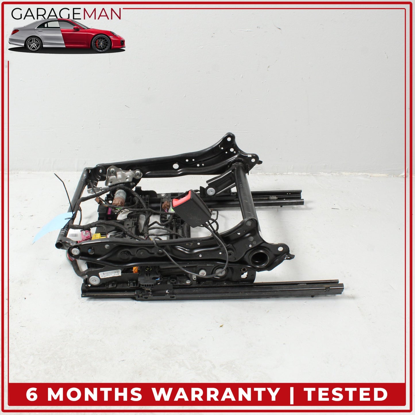 2015-2023 Mercedes W205 C300 Front Right Seat Rail Track Frame w/ Motors OEM