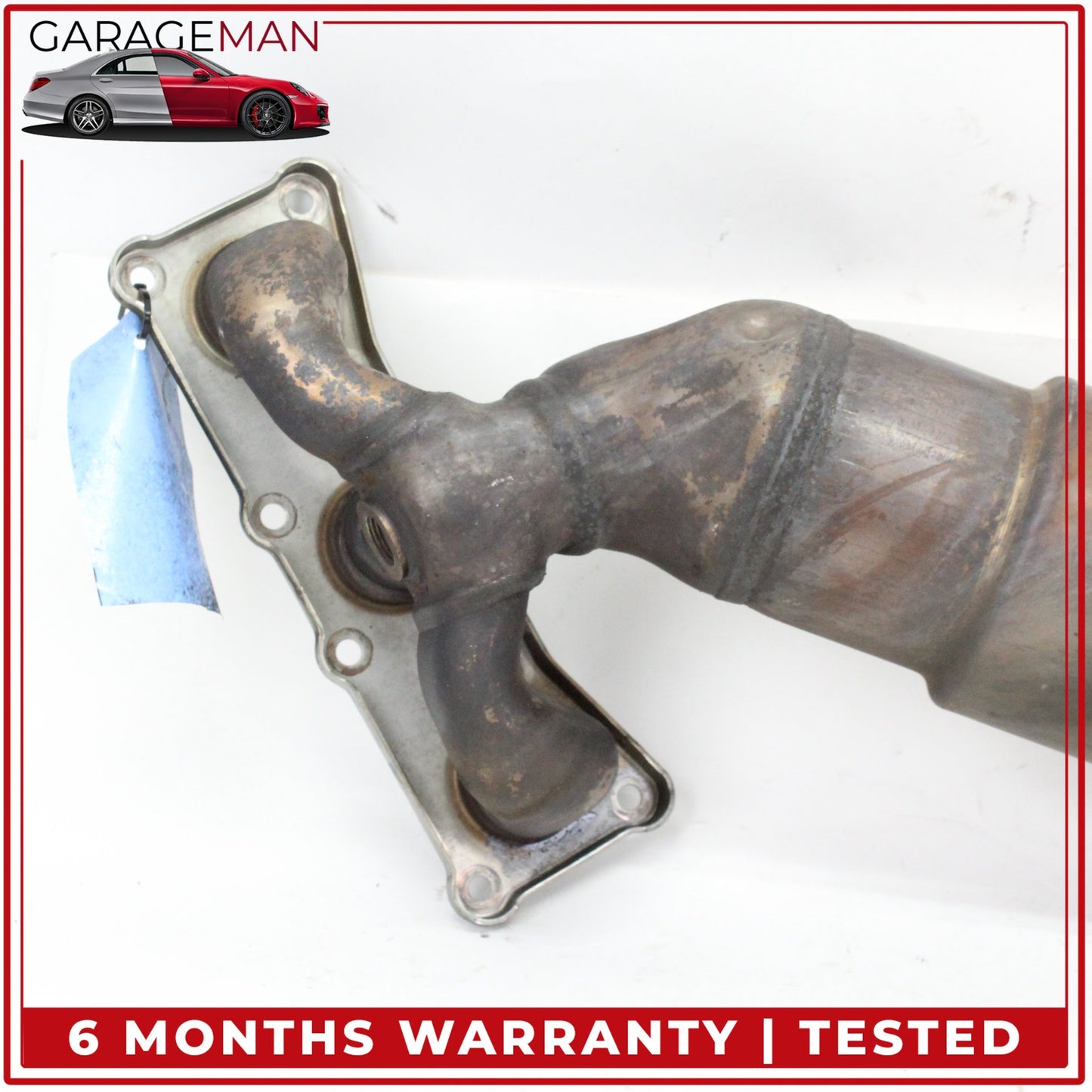 2011 BMW 528i F10 Sedan Exhaust Downpipe 7591446 OEM