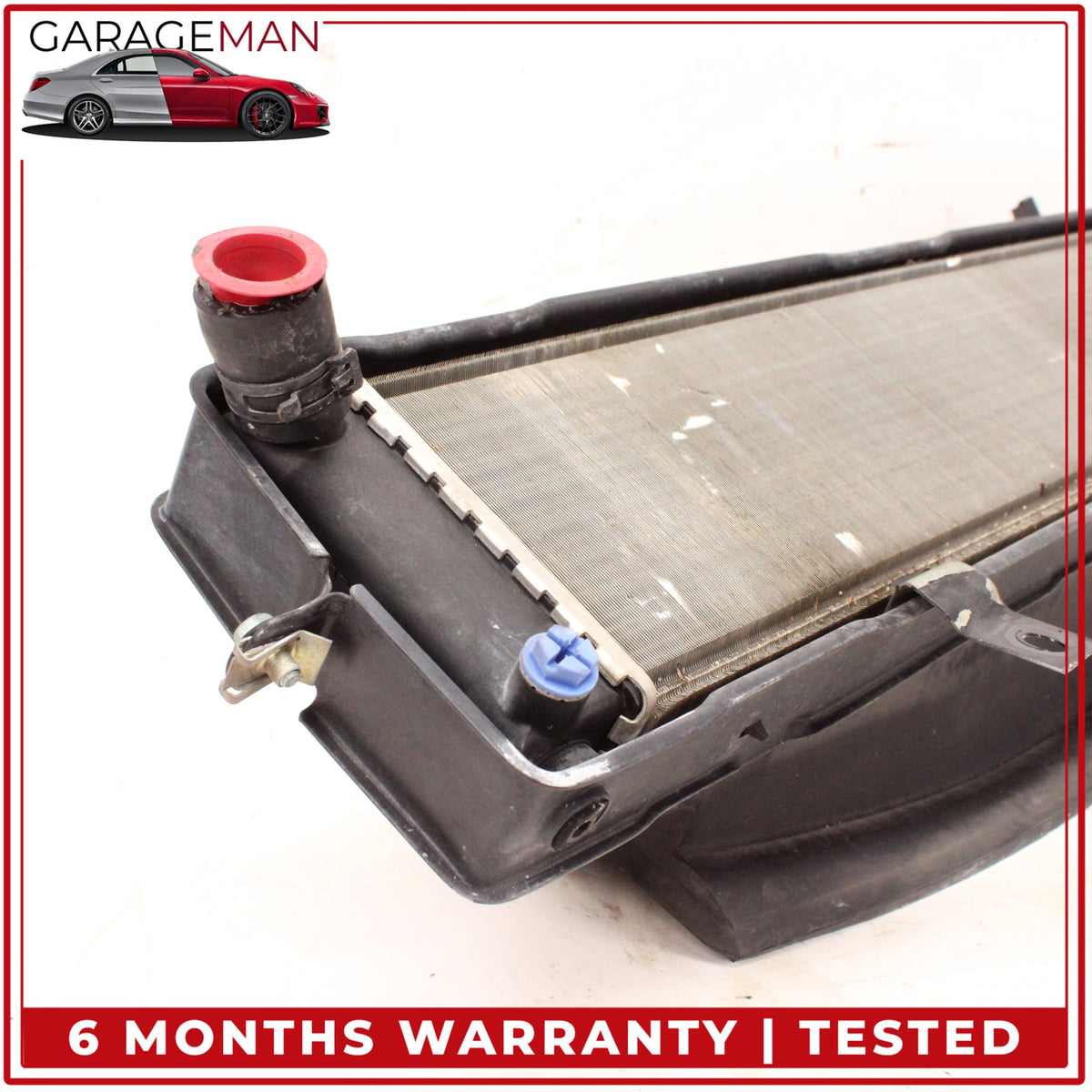 1997-2004 Porsche 911 Carrera Engine Cooling Center Radiator w/ Air Duct OEM
