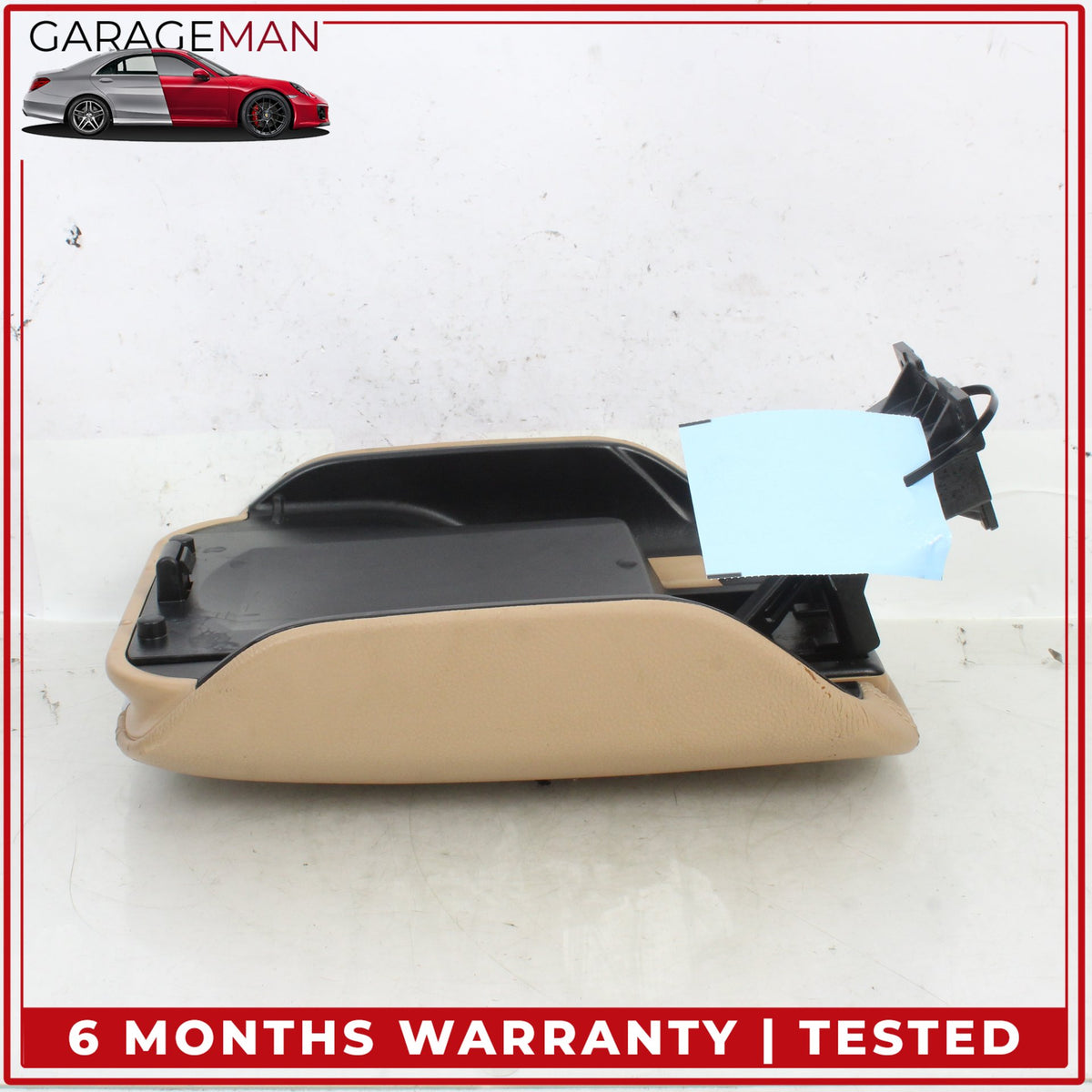 2011-2018 Porsche Cayenne 958 Front Center Console Armrest Lid Cover Beige OEM