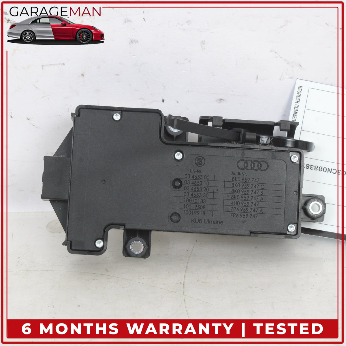 2008-2020 Audi A7 A6 Front Left Side Seat Adjust Control Switch 8K0959747 OEM