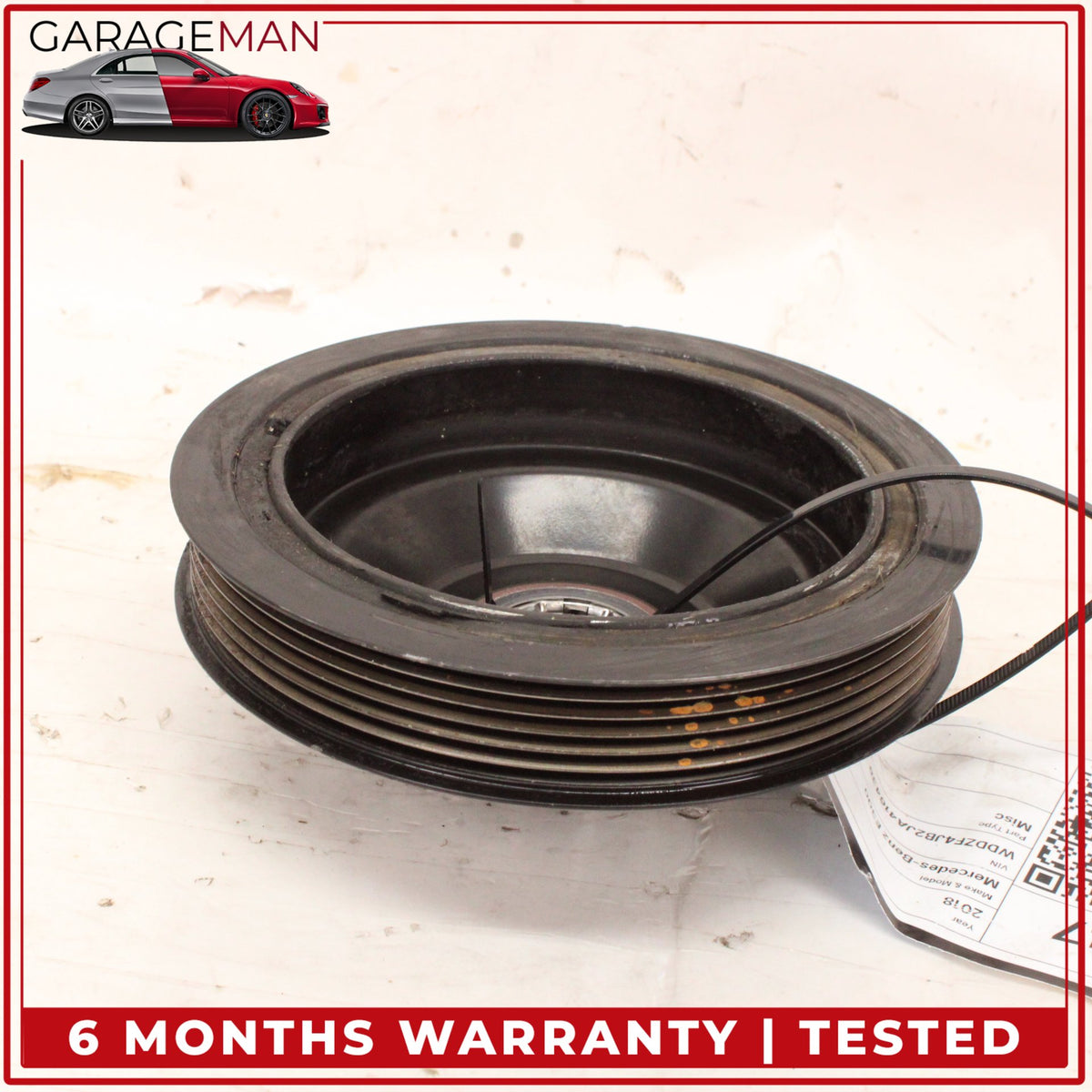 2015-2020 Mercedes W213 E350 C300 M274 Engine Motor Crankshaft Pulley Damper OEM