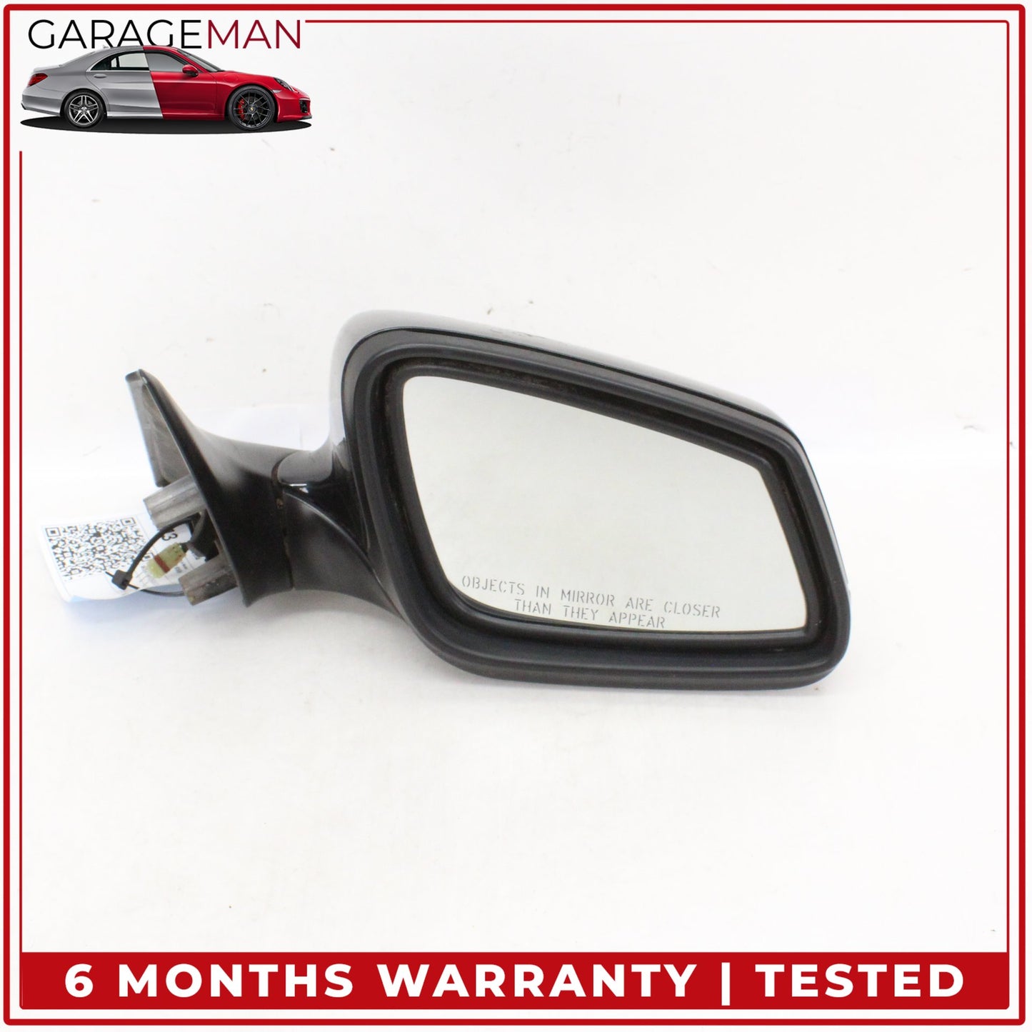 2012-2015 BMW 650i Front Right Passenger Side Door Rear View Mirror Black OEM