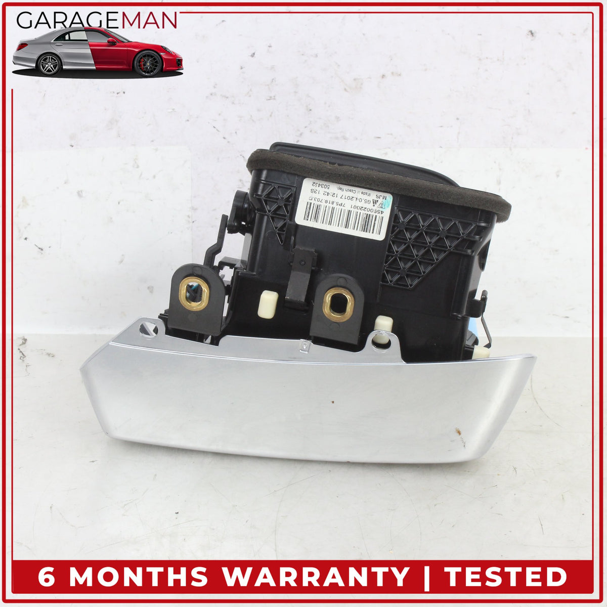 2011-2018 Porsche Cayenne 958 Front Left Side Dash A/C Air Vent 7P5819703D OEM