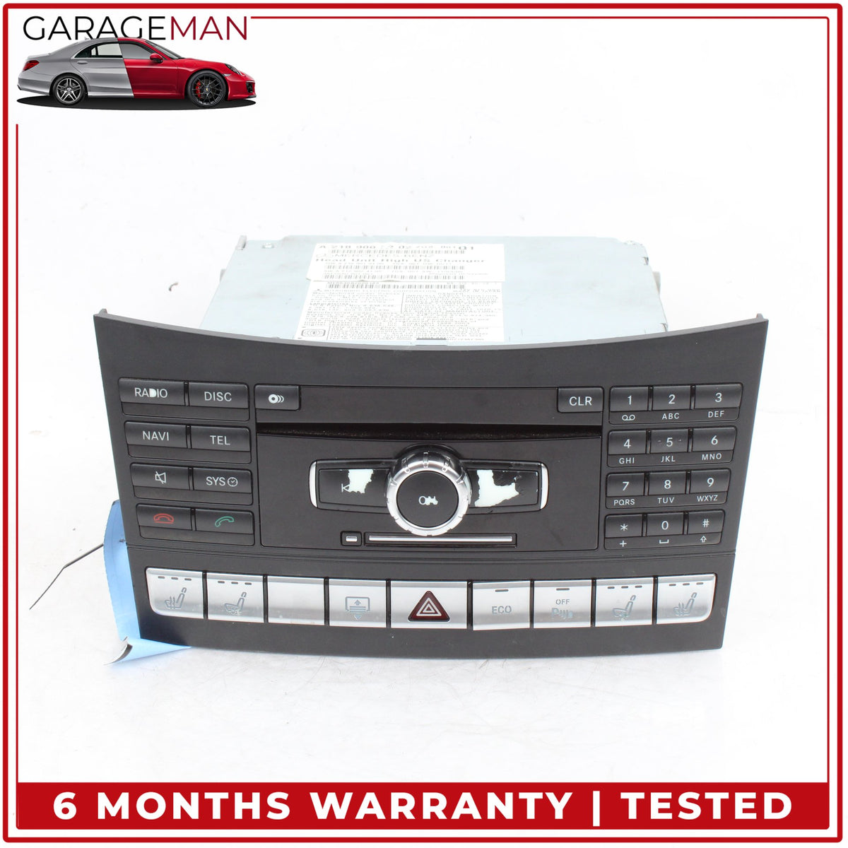 2012-2014 Mercedes W218 CLS63 AMG Head Unit Navigation Command CD Audio OEM