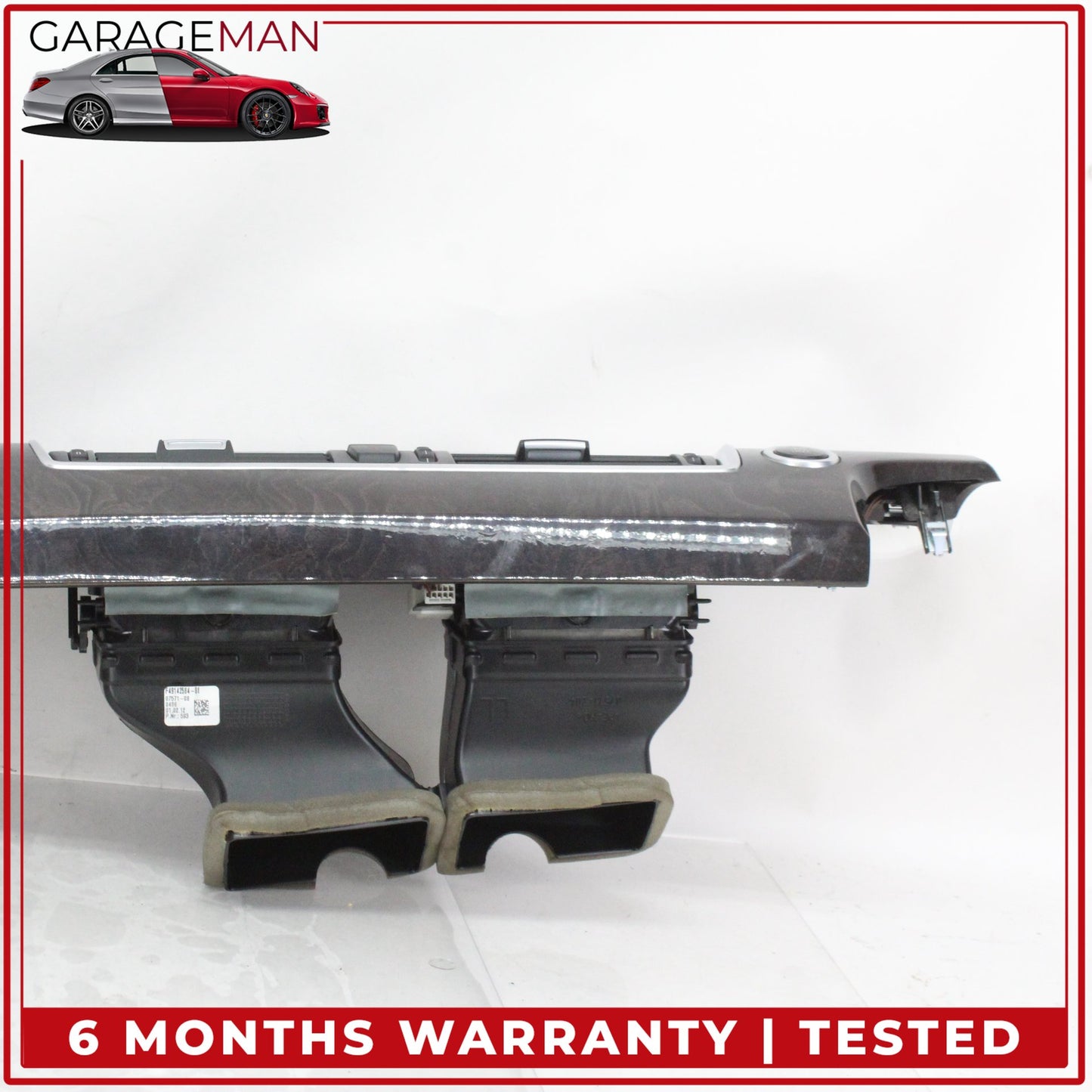 2010-2013 BMW 550i GT Front Dash Center AC Air Vent Grille Panel w/ Trim 9195654 OEM