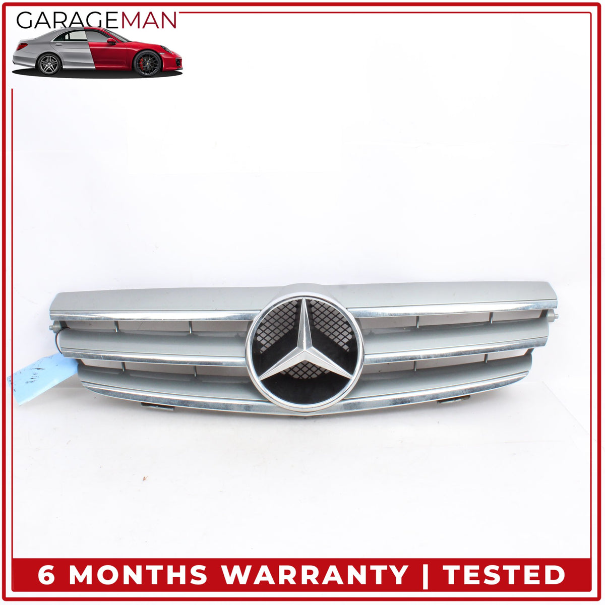 2003-2009 Mercedes W209 CLK350 Front Radiator Hood Center Grill Grille OEM