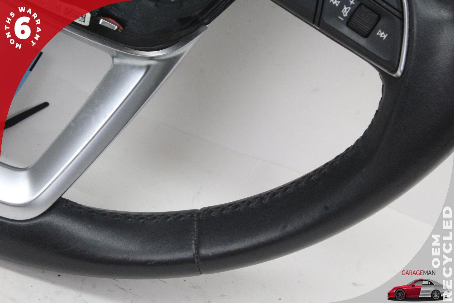 2018-2020 Audi Q5 Heated Steering Wheel w/ Paddle Shifters Black 80A419091L OEM