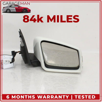 2010-2011 Mercedes W204 C300 Front Right Door Rear View Mirror Calcite White OEM