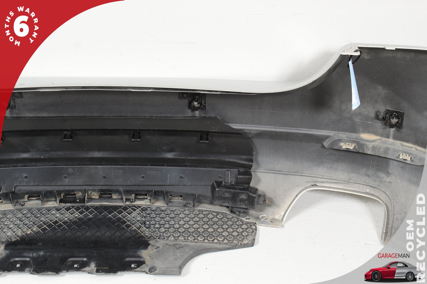 2011-2013 BMW 550i F10 Sedan Rear Bumper Cover 7238520 Titansilber Metallic