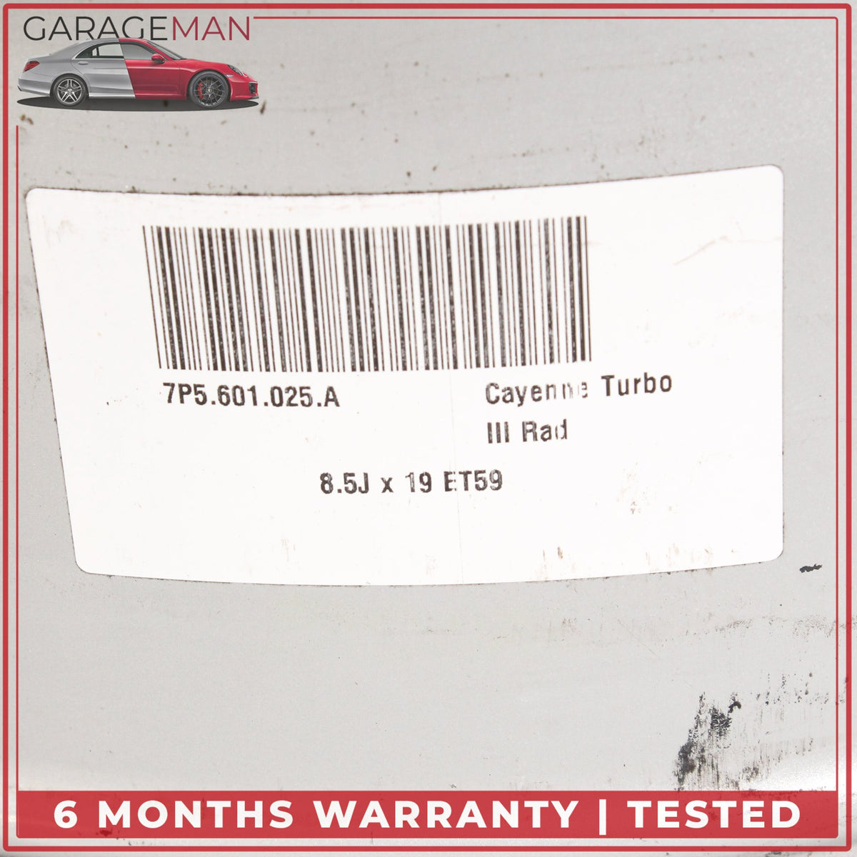 2011-2018 Porsche Cayenne 958 Front or Rear Wheel Rim 8.5JX19ET59 7P5601025A OEM