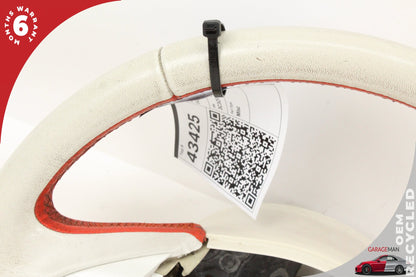 2013-2019 Fiat 500e Front Left Driver Side Steering Wheel White P1VN07LW9AD OEM